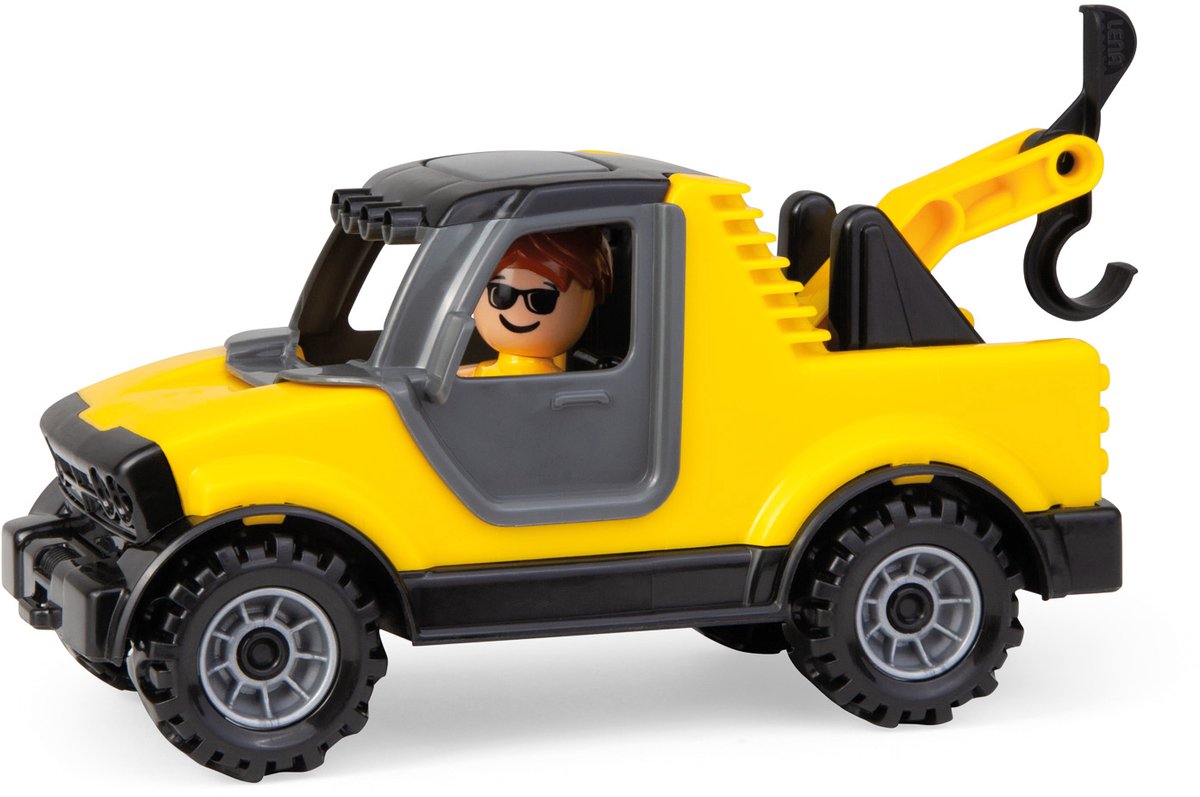 Carro attrezzi giocattolo Lena: robusto camion per bambini.