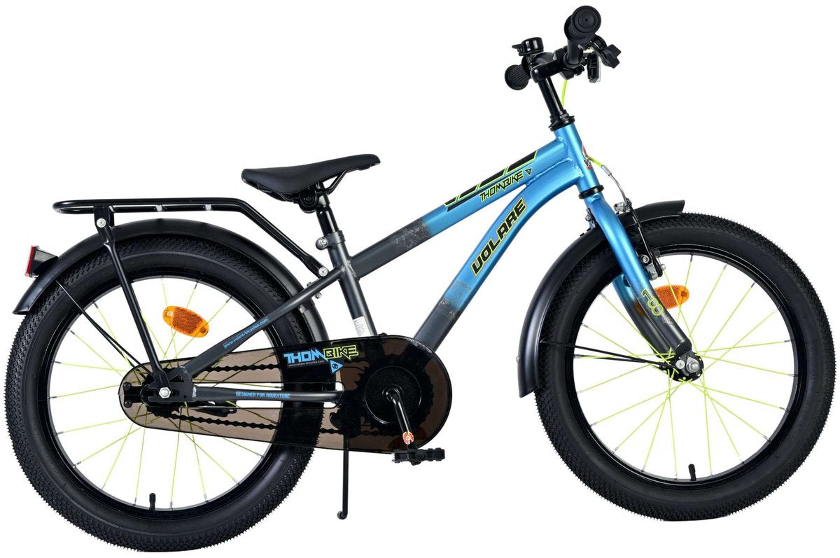 Bicicletta per bambini Volare thombike - ragazzi - 18 pollici - blu grigio