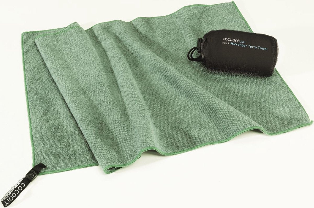 Toalla de rizo Cocoon ligera - mediana - verde bambú