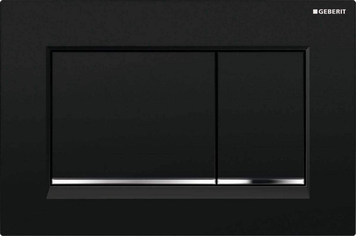 Panel de control Geberit sigma30, negro - 115883km1