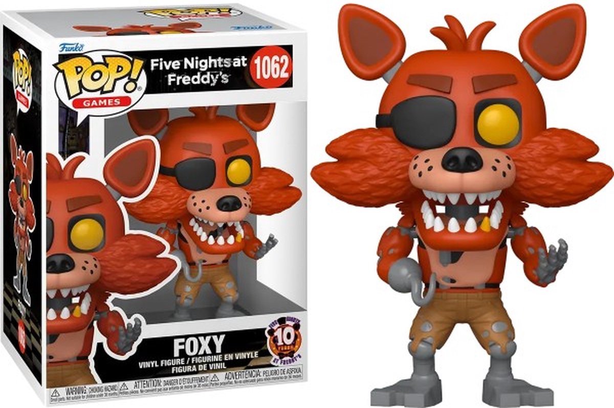 Funkopop! giochi: cinque notti da freddy - foxy pirate #1062