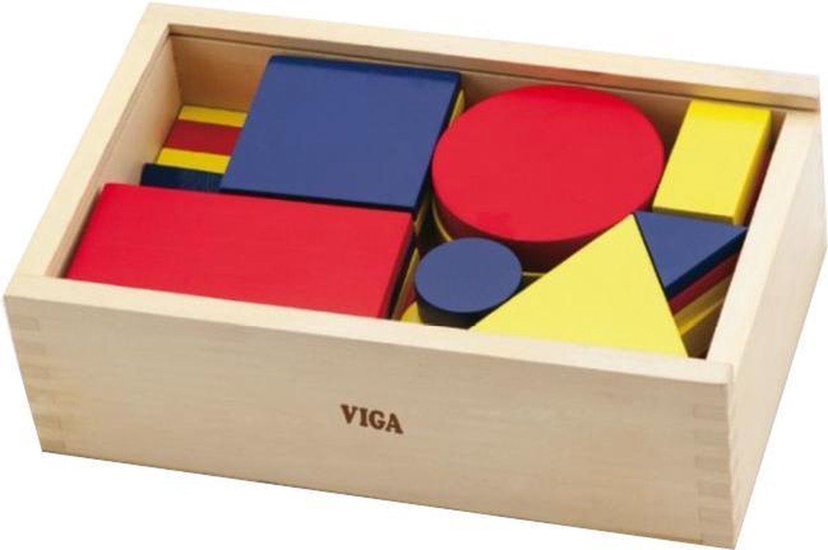 Vigatoys viga giocattoli puzzle a forma di 49 pezzi