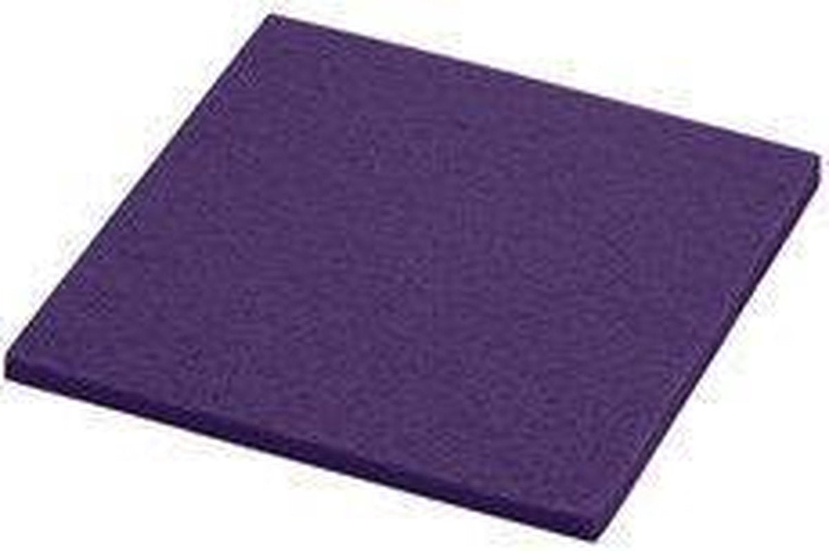 Sottobicchiere Daff - feltro - quadrato - 10 x 10 cm - lavanda - viola