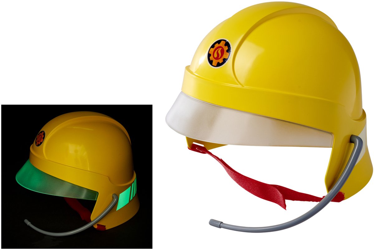 Simba - casco de bombero sam - brilla en la oscuridad
