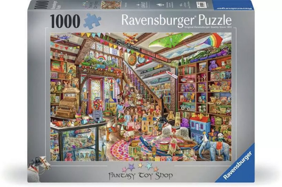Ravensburger il negozio di giocattoli fantasy - puzzle da 1000 pezzi