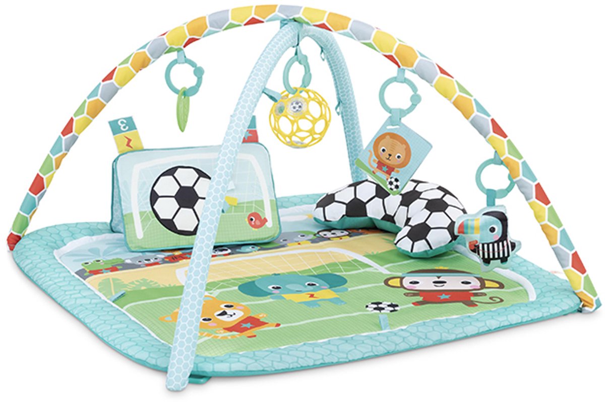 Bright start actividad bebe gimnasio grip kick - - desde 0 meses