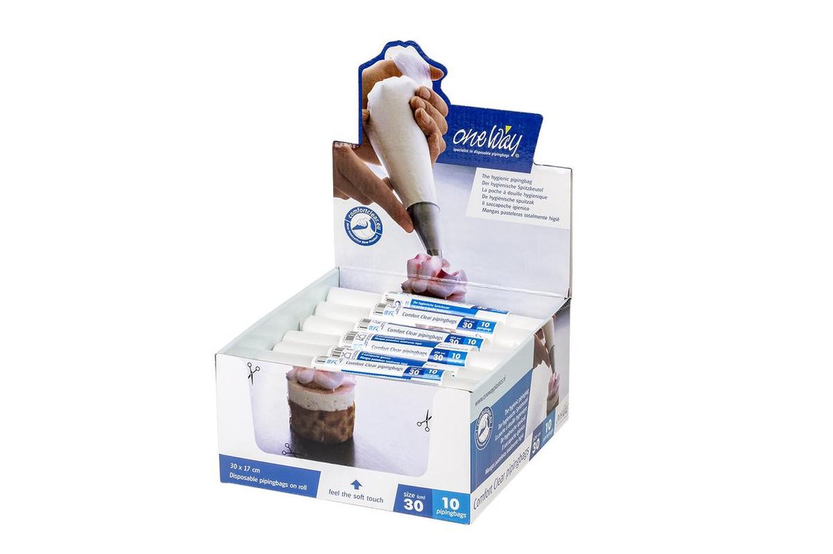 Sac à poche comfort trasparente - 300x170 mm - rotolo 10 pezzi