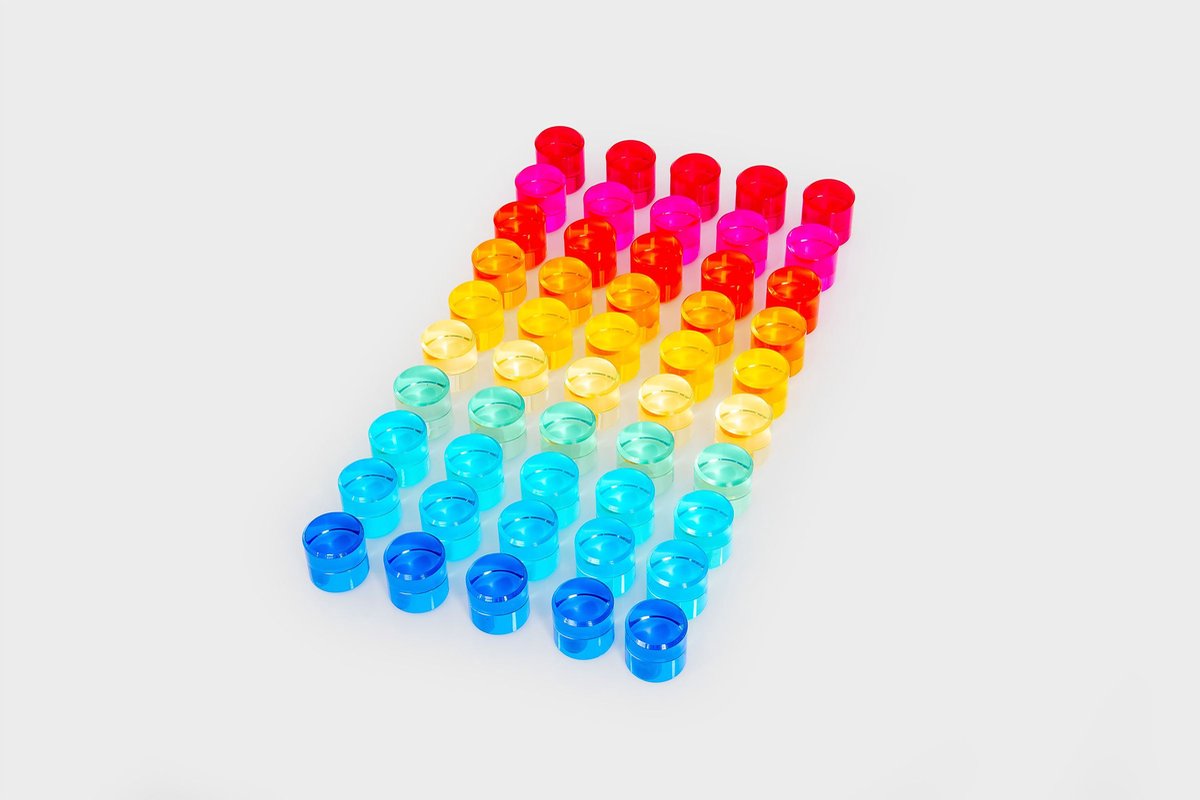 Tickit® tickit gem circles - speelgoedset van 50 stuks - educatief.