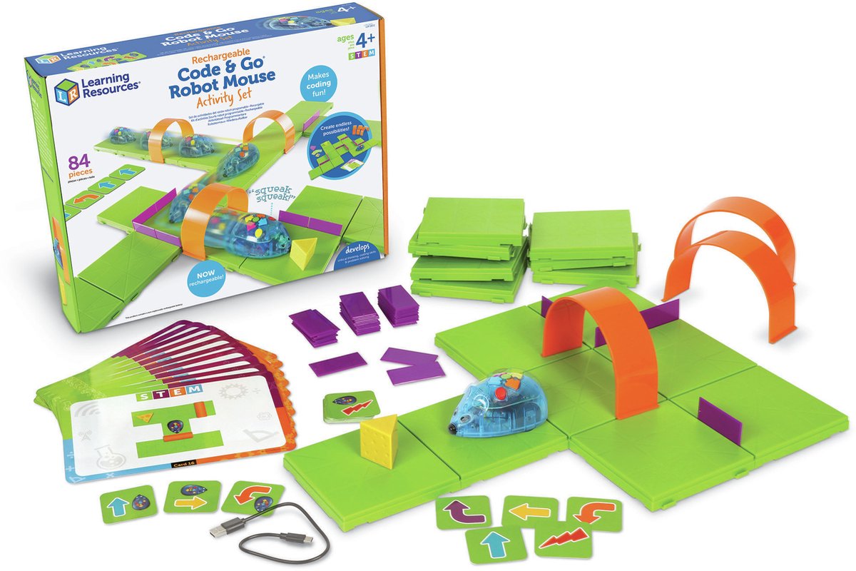Codice delle risorse didattiche Go set di attività del mouse - ricaricabile (set) - 5+