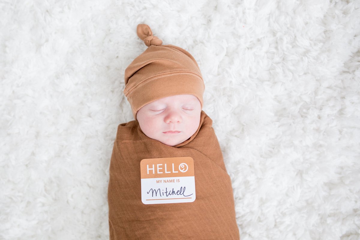 Lulujo hello world - gorro envolvente - tostado