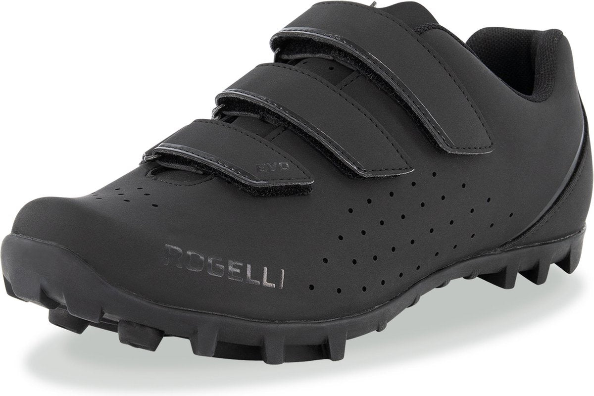 Scarpe da ciclismo mtb Rogelli r-100x uomo e donna - nere - 42