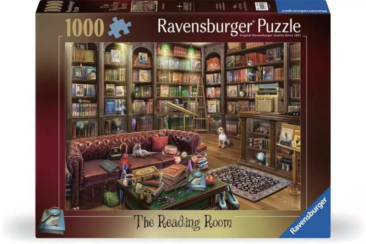 Ravensburger la sala de lectura - 1000 piezas.