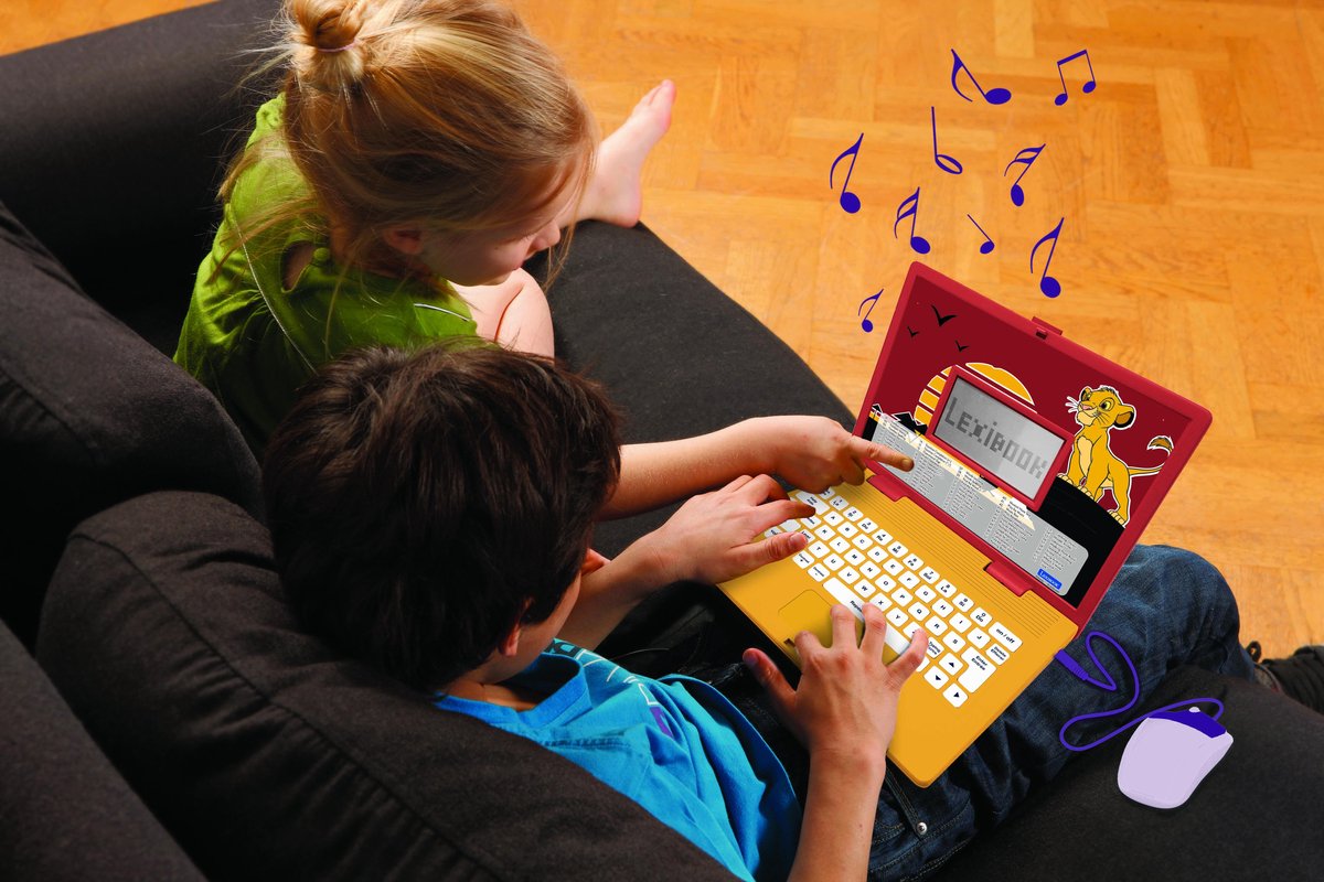 Lexibook ordinateur portátil educativo bilingüe le roi lion (fr en)