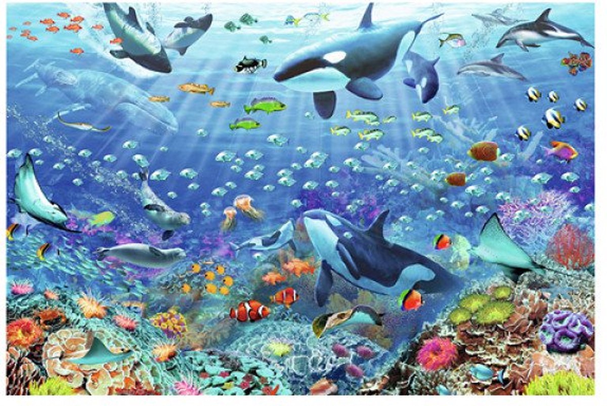 RAVENSBURGER JIGSAW puzzle Colorful Underwater World, 3000 °.