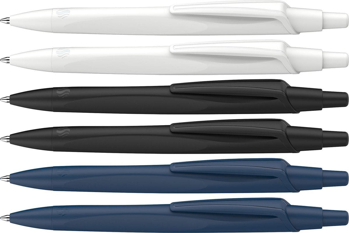Schneider Writing Instruments Bolígrafo Schneider - reco - 6 piezas surtidas - ángel azul - reciclado - punta m - color de escritura azul - s-131886
