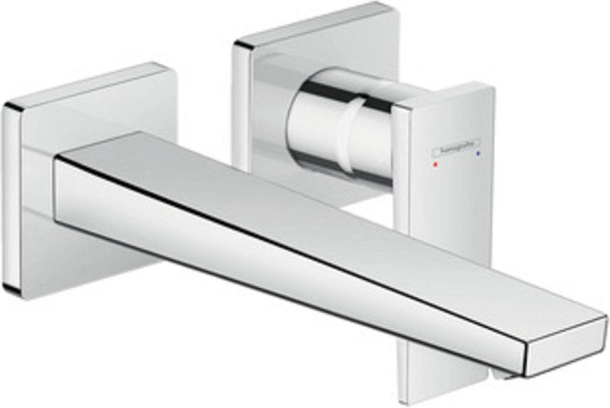 Miscelatore monocomando lavabo Hansgrohe metropol con sporgenza 225 mm e piletta di scarico cromo