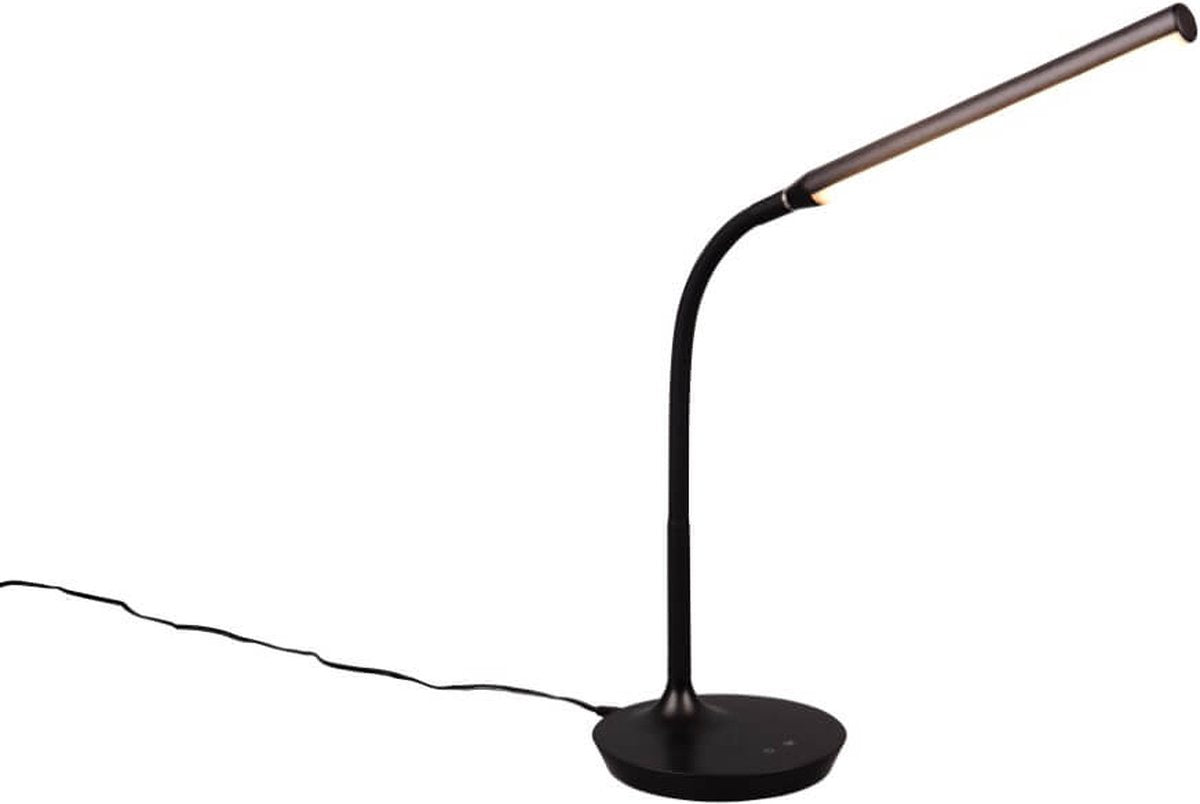 Rl live your light reality toro - table lamp - desk lamp - black - incl. 1x smd 5w - touch function - adjustable light color - flexible