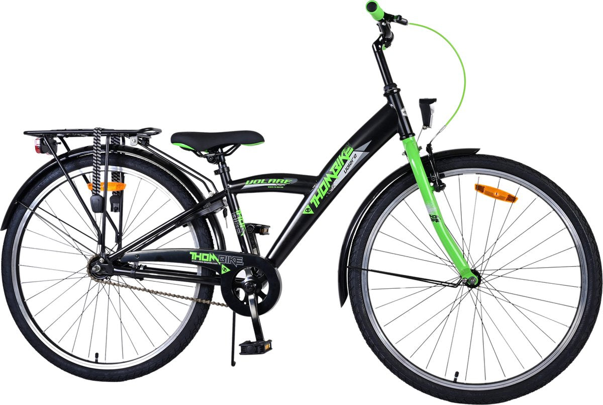 Volare Thombike Children's Bicycle - Boys - 26 Inch - Black Green