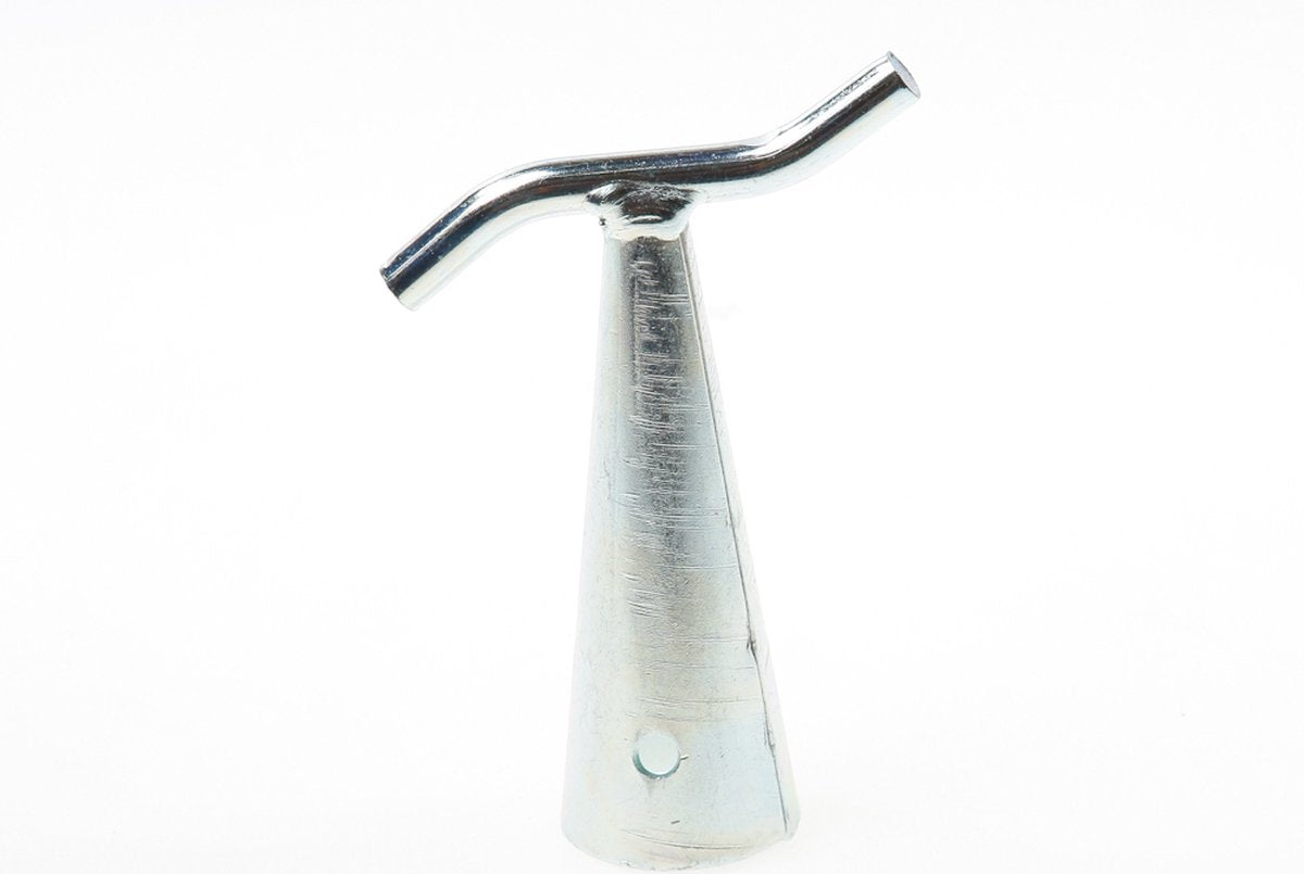 Gancho para poste galvanizado prensado - 120 mm