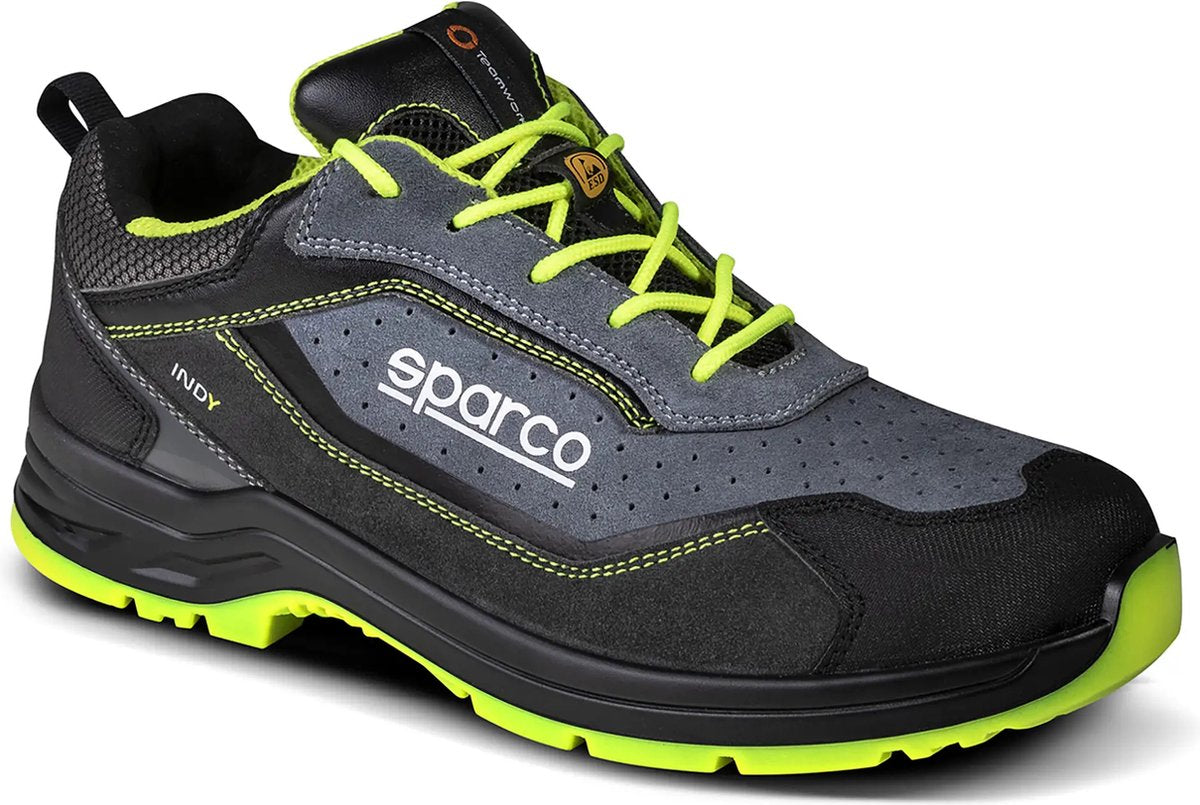 Sparco werkschoenen s1ps - indy texas - grijs geel — grey — 43