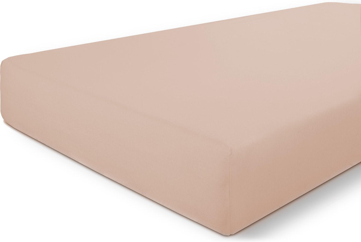 Byrklund sábana bajera básica de algodón - 90x220 - 100% algodón - rosa viejo