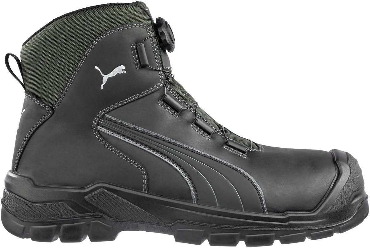 Puma cascadas disc mid 630211 - negro gris - 41