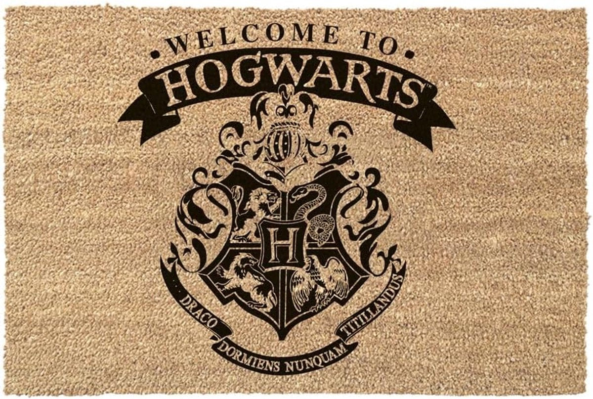 Pyramid international harry potter - hogwarts crest deurmat 40x60cm