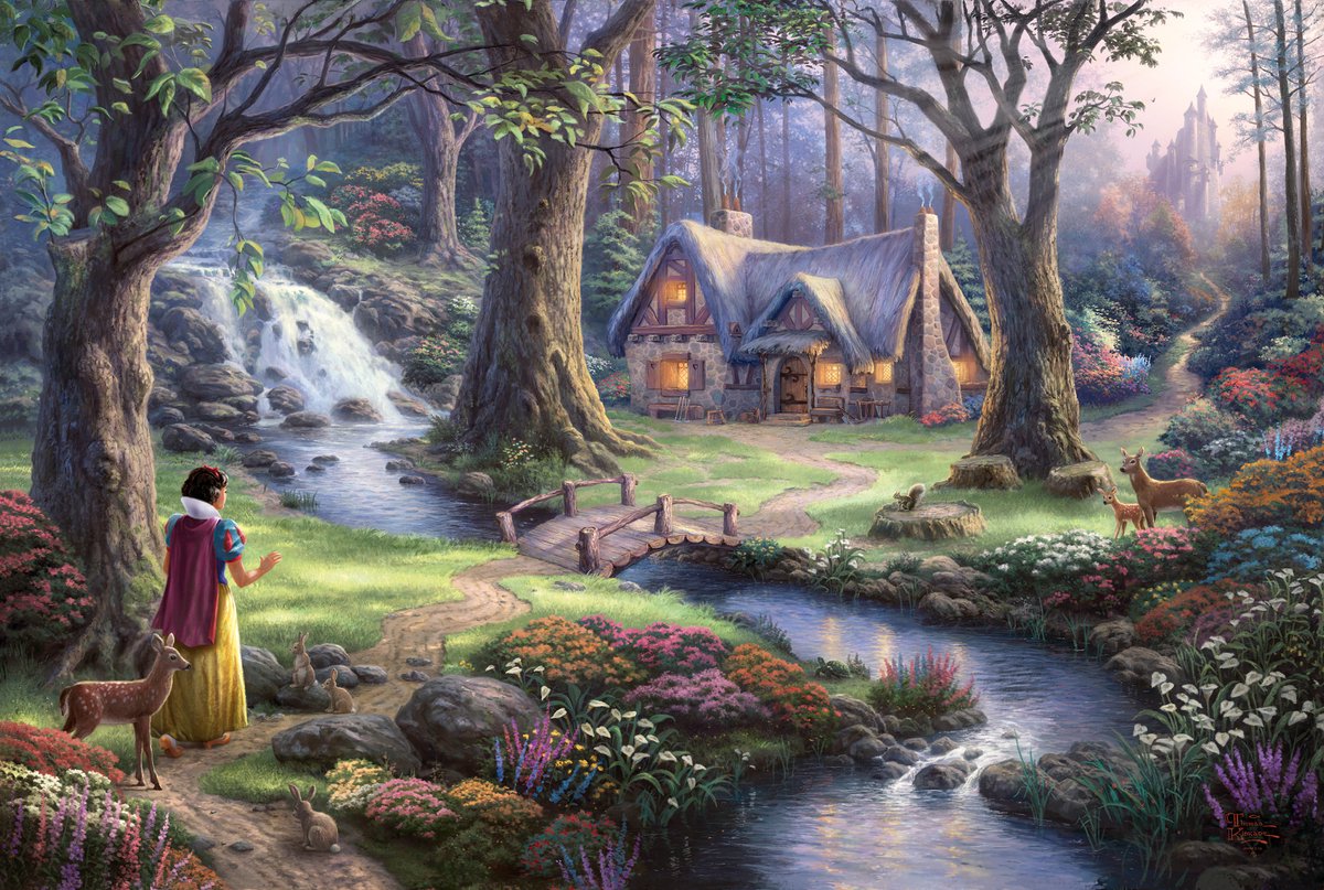 Schmidt Biancaneve scopre la casetta - puzzle (1000)