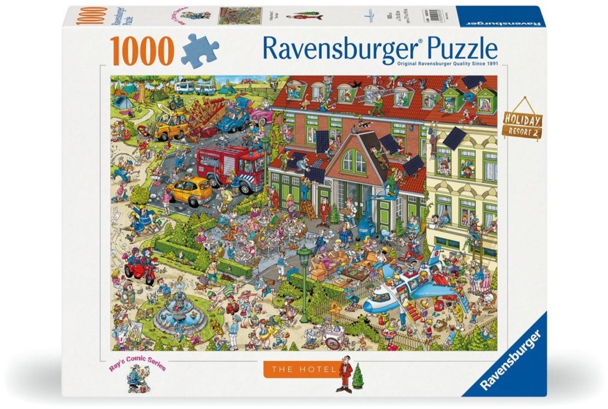 Ravvensburger Jigsaw Puzzle Holiday Resort 2: The Hotel, 1000st.