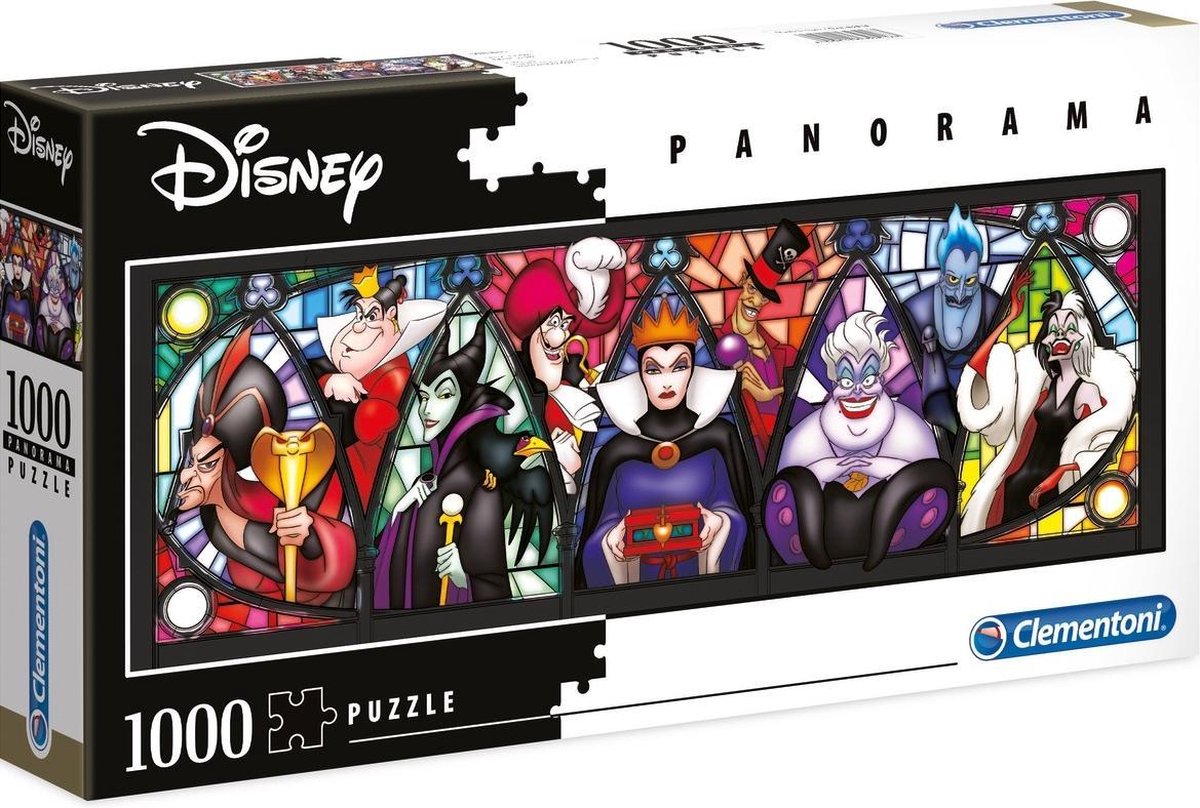 Clementoni puzzle puzzle panorama Schurken, 1000st.