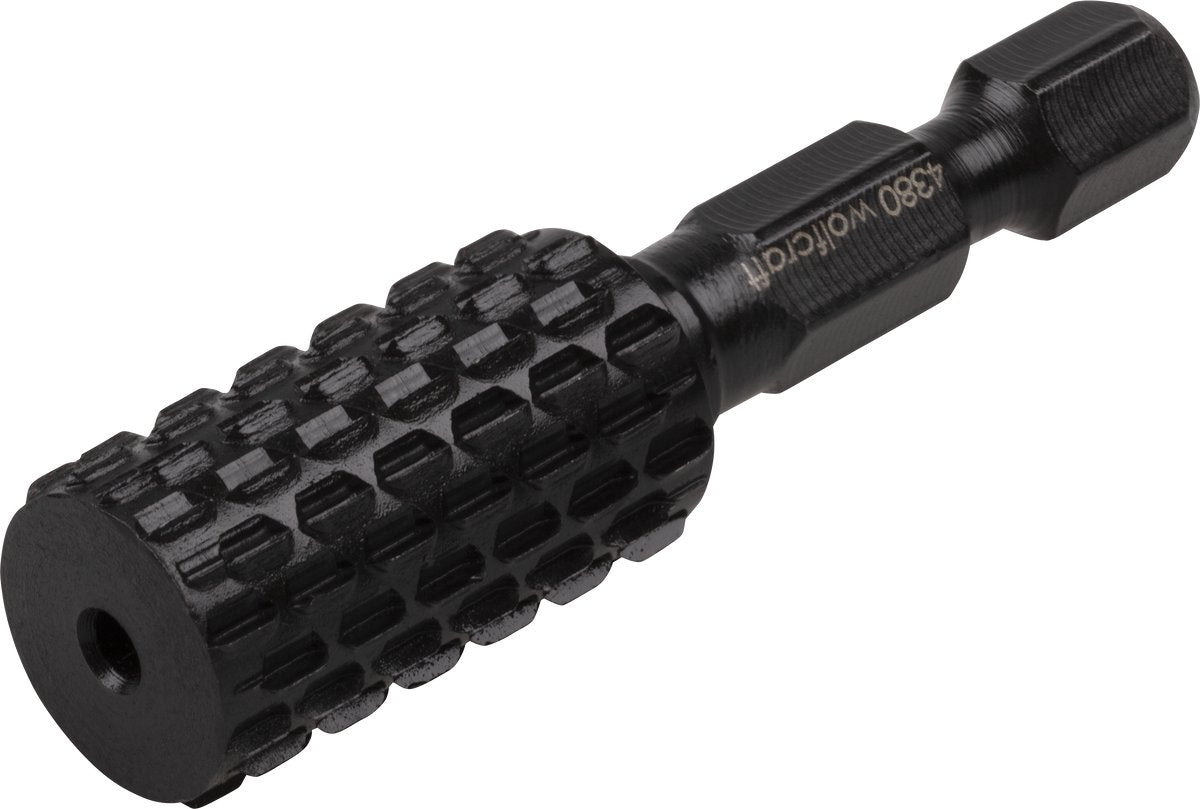 Wolfcraft - raspa profilata 12 mm per metallo - punta per raspa con gambo esagonale - 4380000