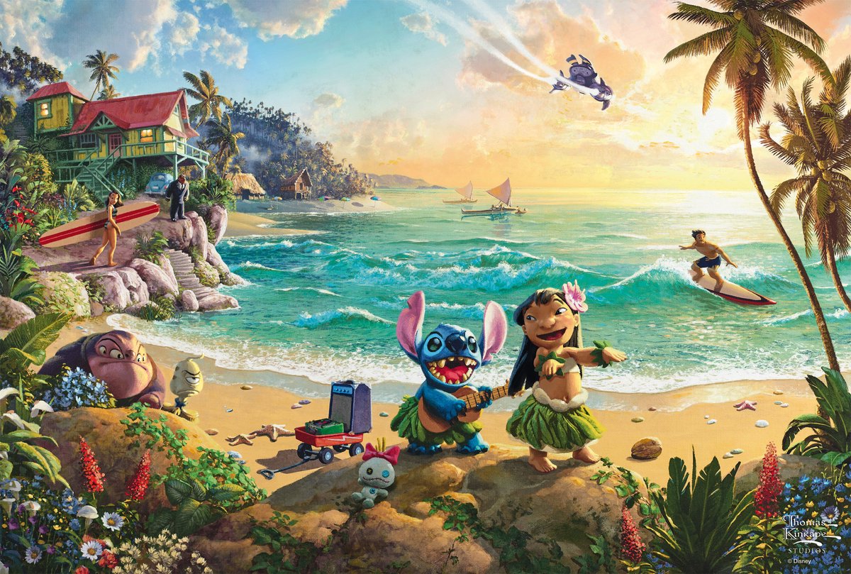 Schmidt puzzle disney lilo stitch ecologico 200 pezzi cartone animato.