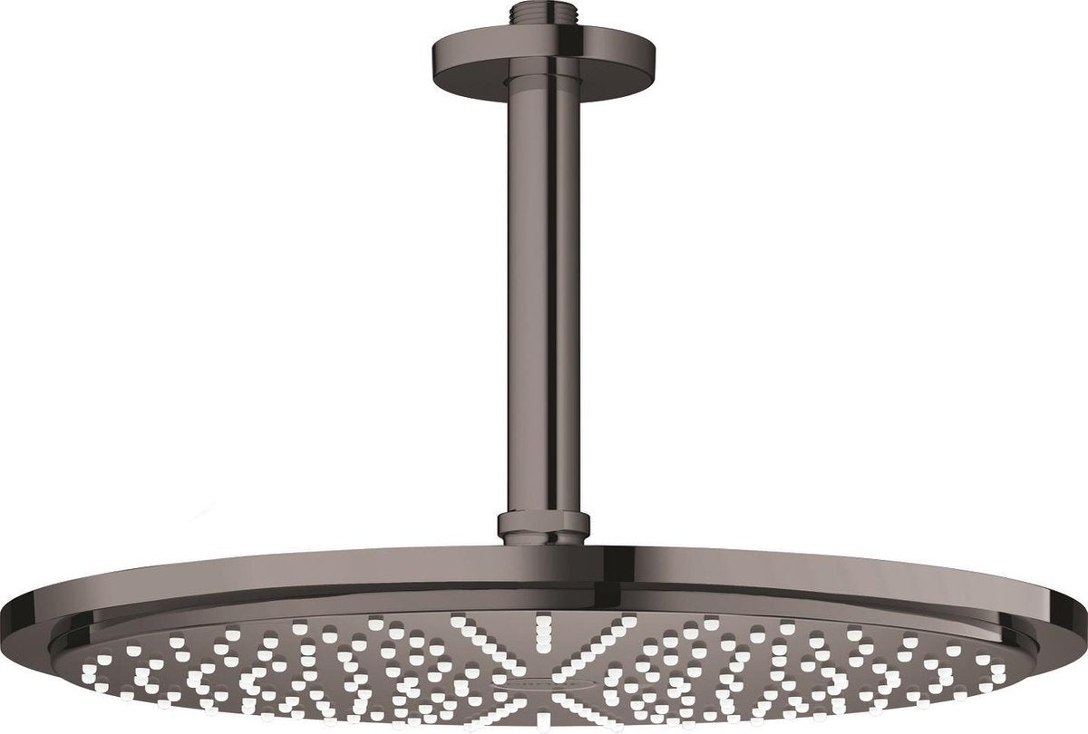Grohe rainshower cosmopolitan hoofddouche - regendouche 㸠31 cm - inclusief plafond-douchearm - hard graphite (antraciet)