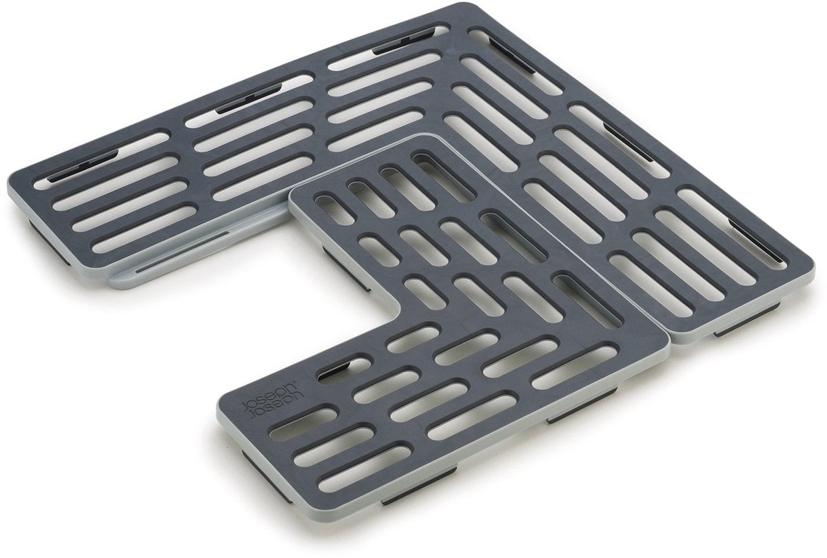 Joseph joseph sink saver gootsteenmat grijs - aanpasbaar -