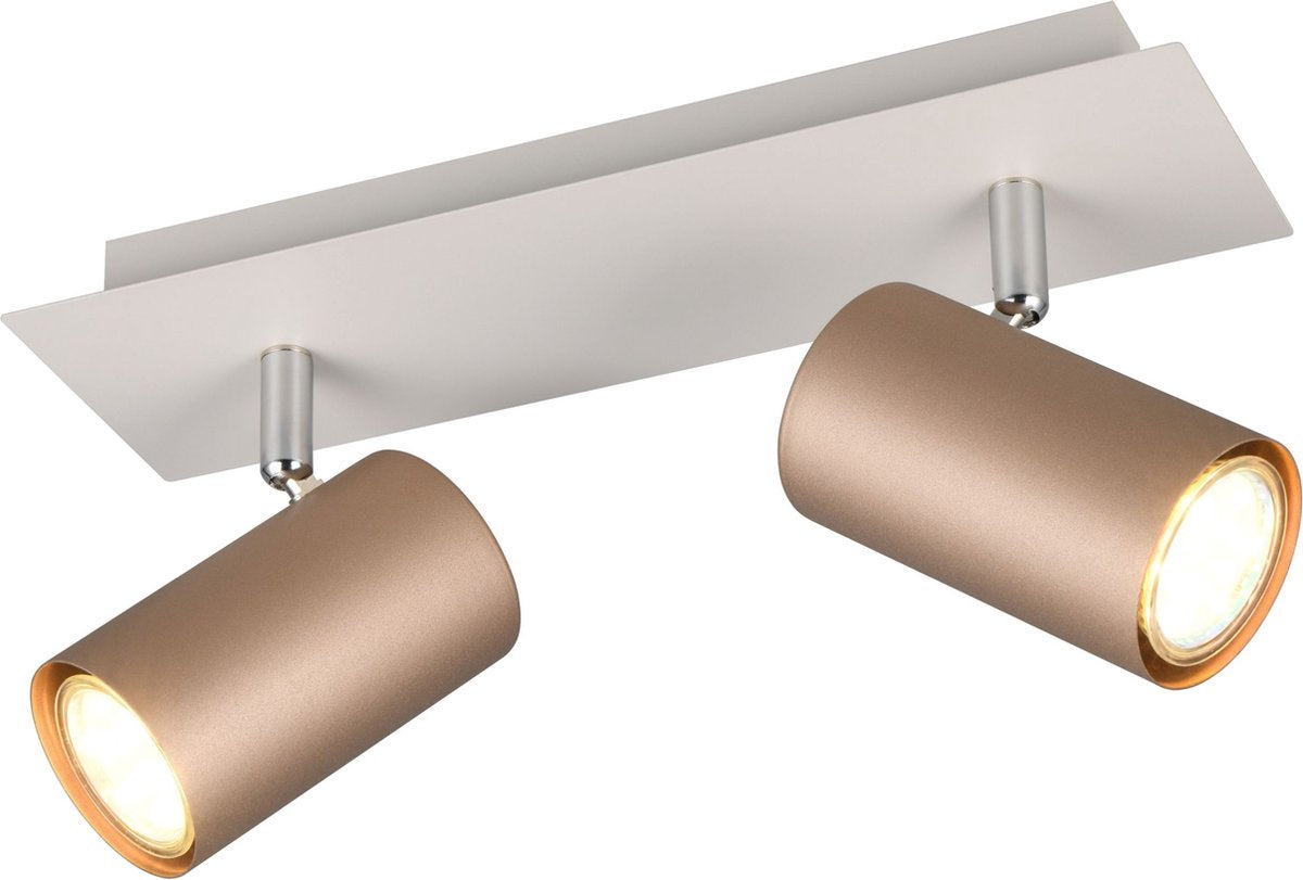 Trio marley - spot - moca - excl. 2x gu10 4,9w -