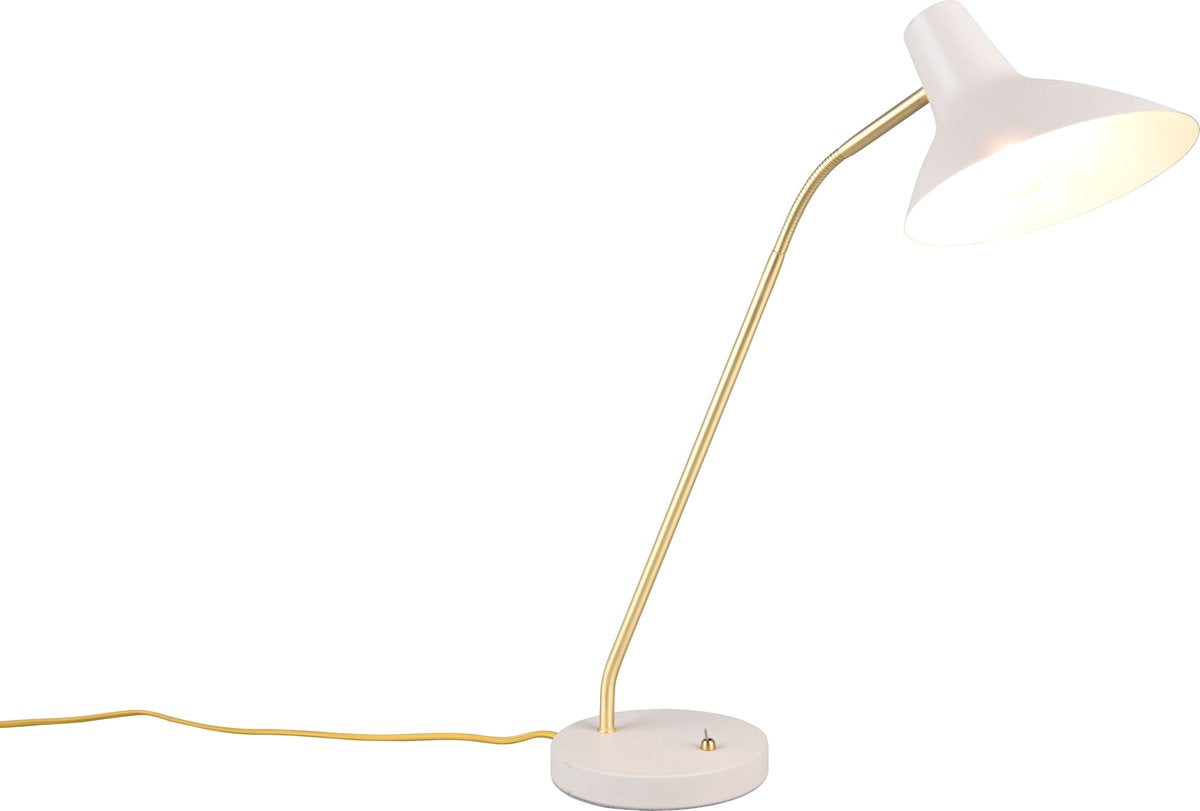 Trio traveller - tafellamp - bureaulamp - grijs warm - excl. 1x e27 4 w - flexibel