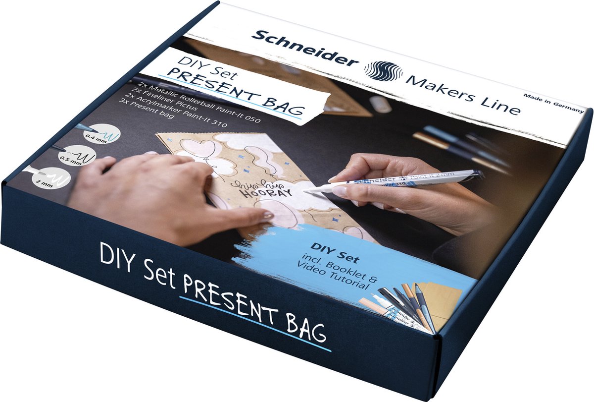 Schneider schrijfwaren schneider diy set - geschenktasjes - s-ml85060903