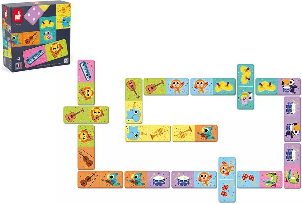 Janod - gioco - strumenti musicali domino