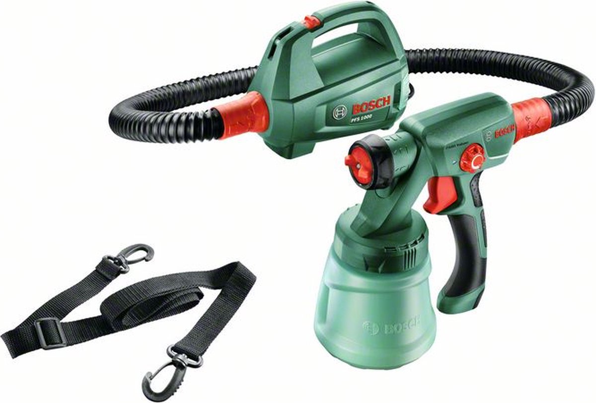 Sistema de pulverización de pintura Bosch Hogar y Jardín pfs 1000 410 w Caudal (máx.): 100 ml min