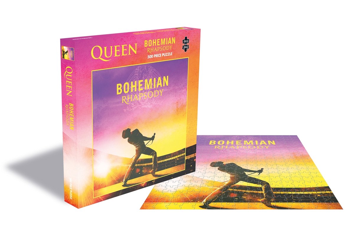 Plastic head queen puzzel bohemian rhapsody - legpuzzel 500 stukjes