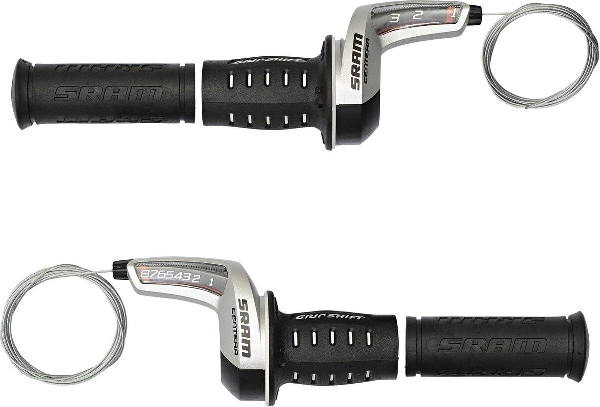 Juego palanca cambio sram centera a1 negro 8v