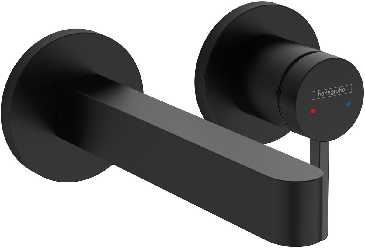 Hansgrohe finoris - miscelatore lavabo incasso - comando monocomando - con piletta - 168mm - nero opaco