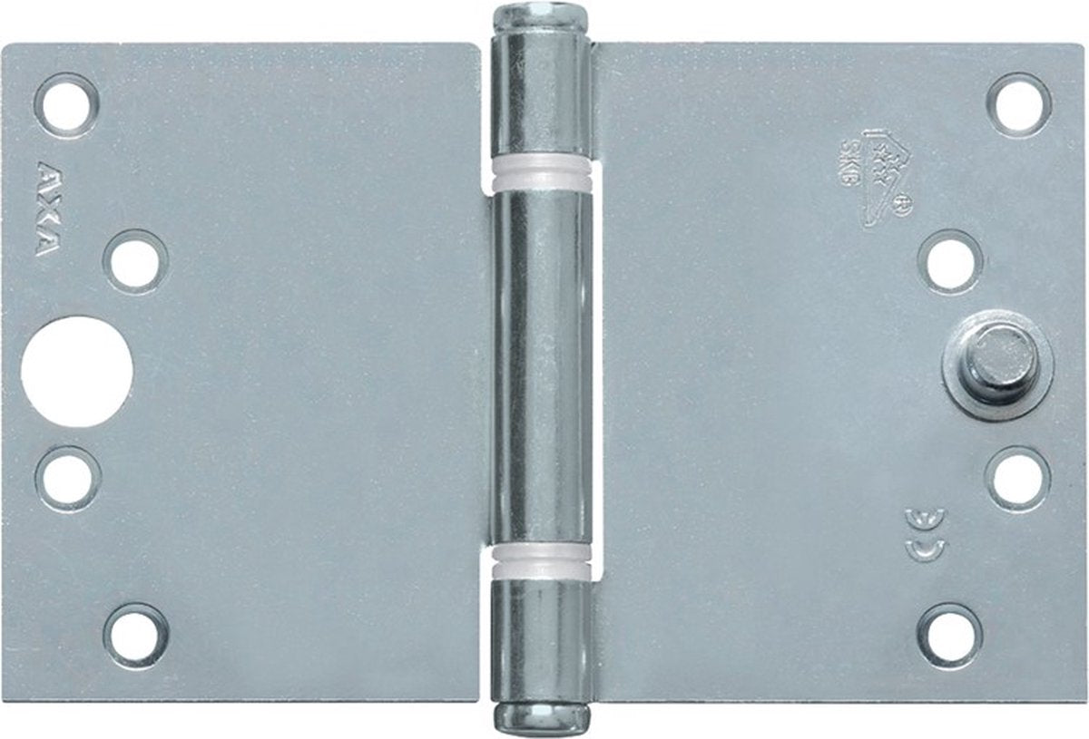 Bisagra basculante Axa - 89 x 150 mm - skg** - galvanizada - espesor 2,4 mm - con garra de ladrón