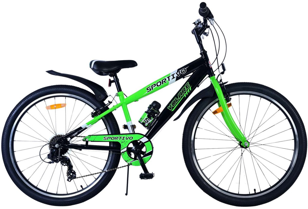 Bicycle per bambini Sports SportiVo - Boys - 26 pollici - Green - 7 Gears