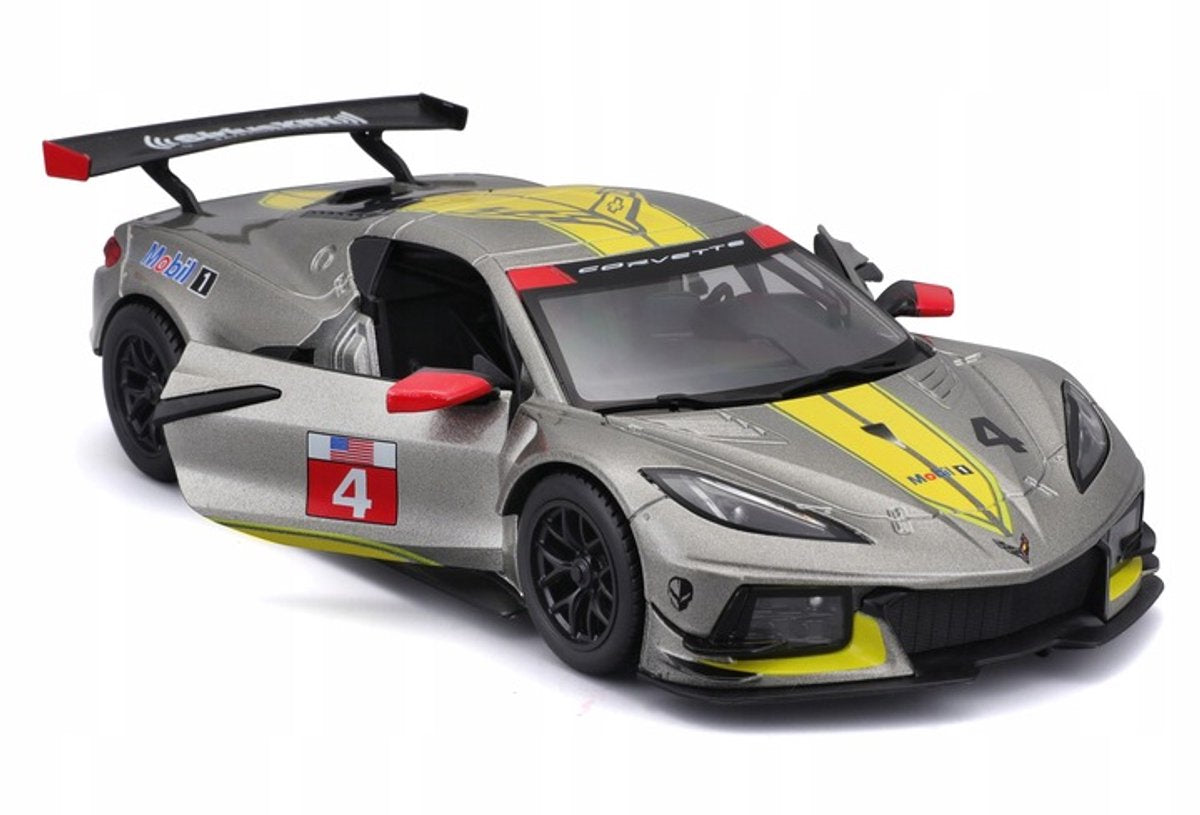 Bburago Chevrolet Corvette C8.R auto gialla