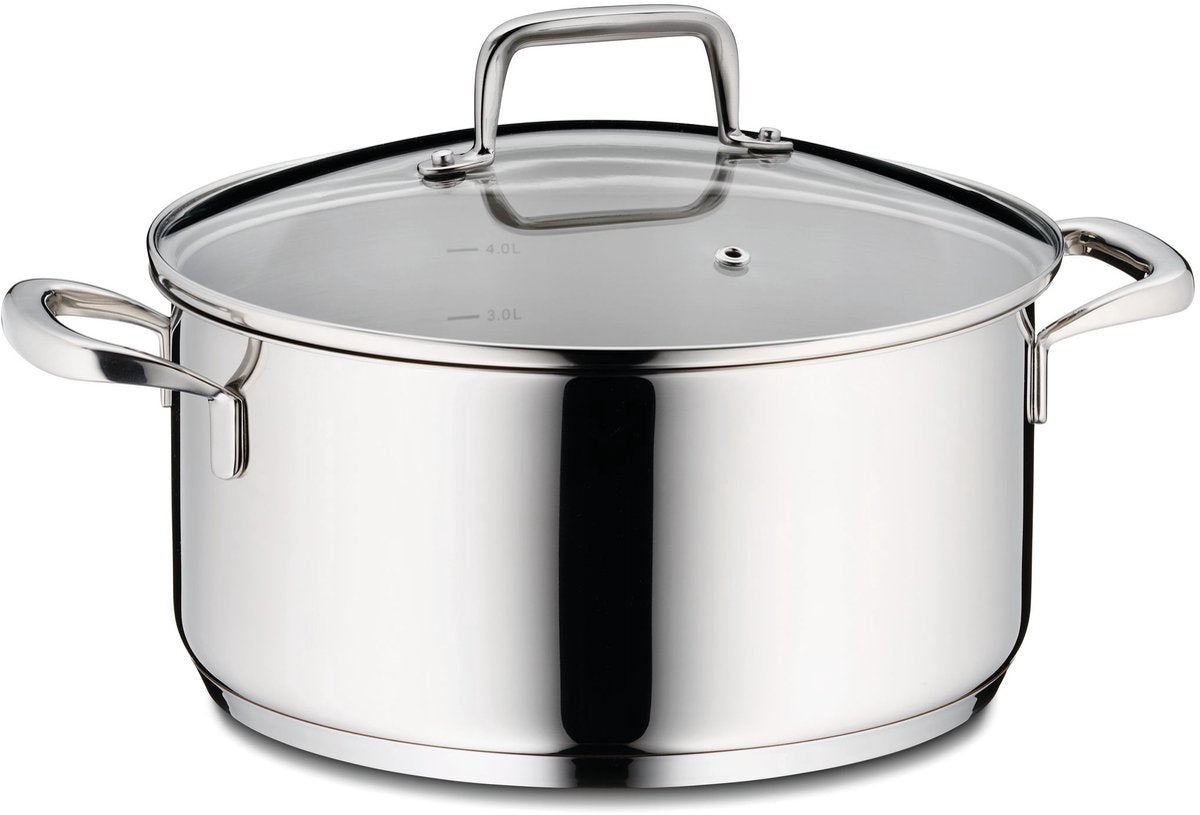 Olla Kela de acero inoxidable, 4,6 l - | saboria