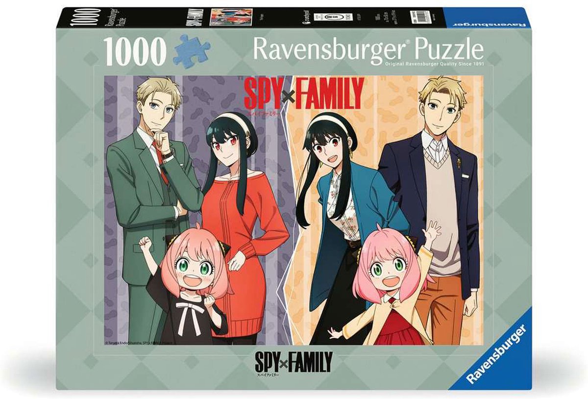 Ravensburger puzzle spy x family - puzzle - 1000 pezzi