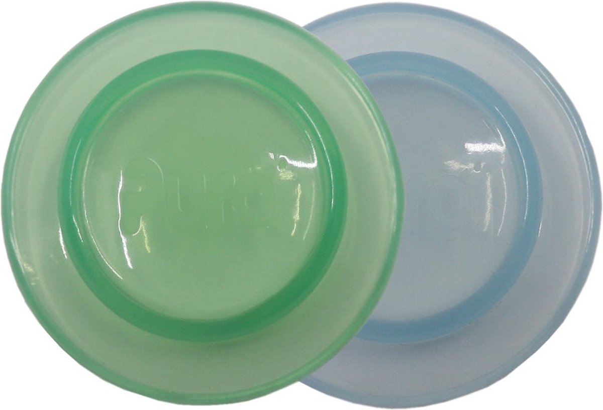 Disco di chiusura in silicone Pura 2 pezzi muschio e menta