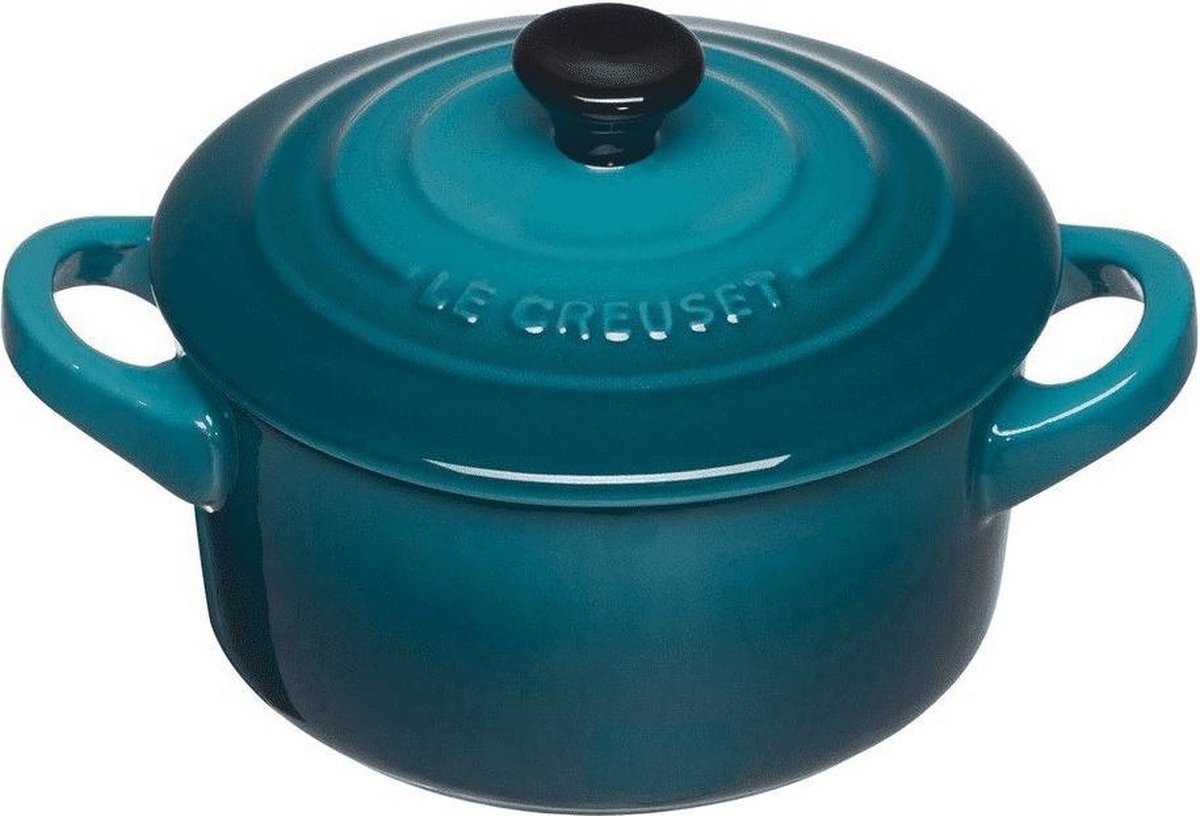 Mini casseruola Le Creuset - Signature - Verde acqua profondo - ø 10 cm 250 ml
