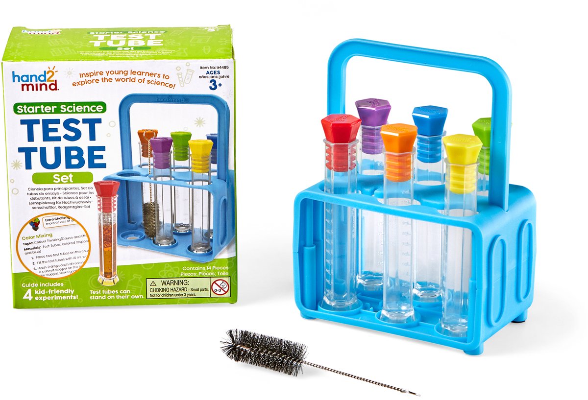 Learning resources starter science test tube set. - 3+